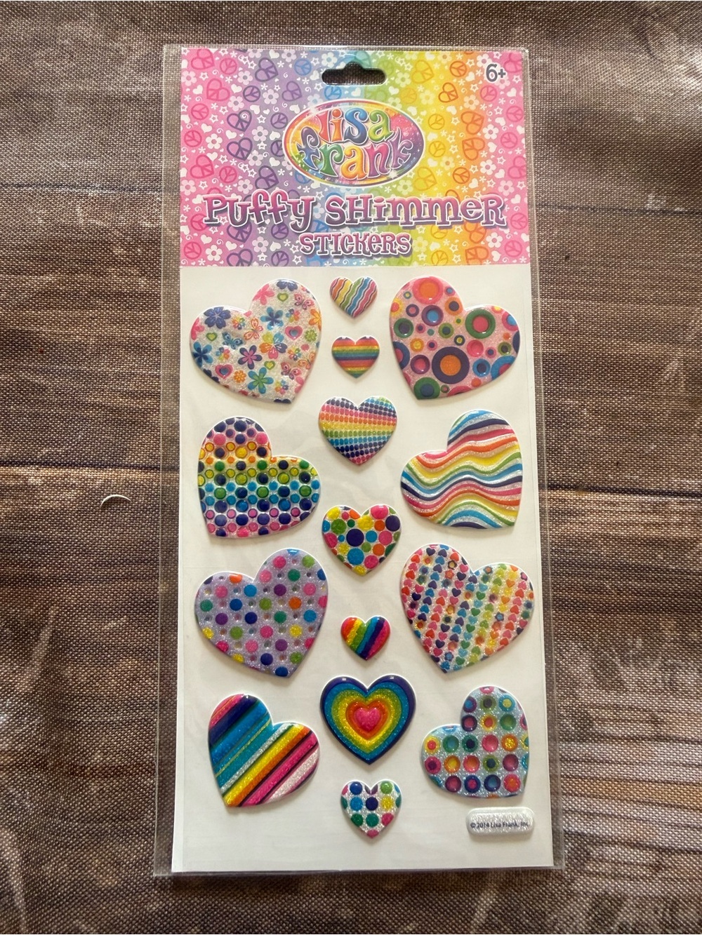 Lisa Frank sticker sheet